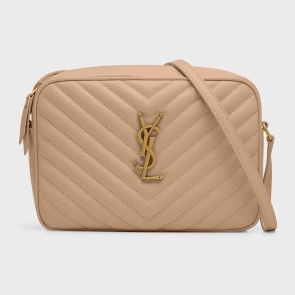 Saint Laurent Lou Medium YSL Camera Bag with Pocket in Quilted Leather - Picture 2 of 5